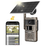 2K Live Feed 4G LTE Cellular Solar Trail Camera W/ Night Vision