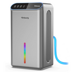 85-Oz Water Tank Quiet Home Dehumidifier W/ Drain Hose & Timer