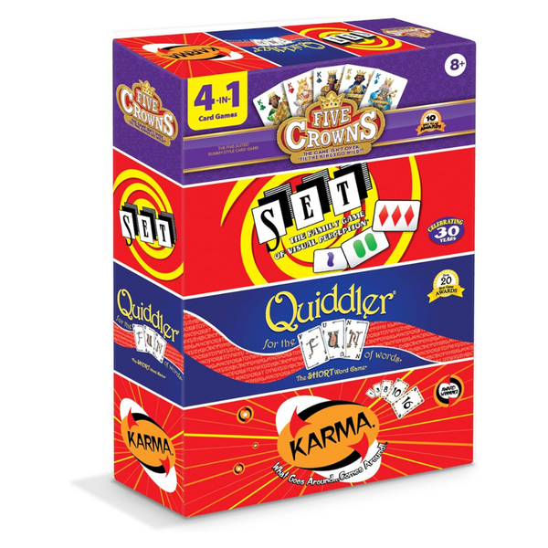 4-Pack PlayMonster Five Crowns Bundle Card Games