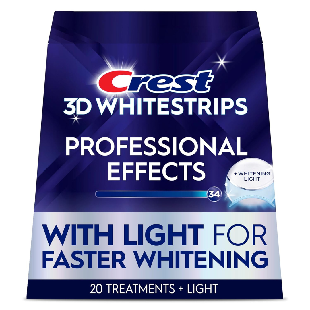 Crest 3D Whitestrips Professional Effects With LED Light (20 Treatments)