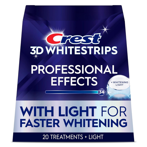 Crest 3D Whitestrips Professional Effects With LED Light (20 Treatments)