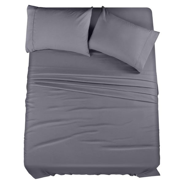 4-Piece Utopia Bedding Microfiber Queen Size Bed Sheets Set