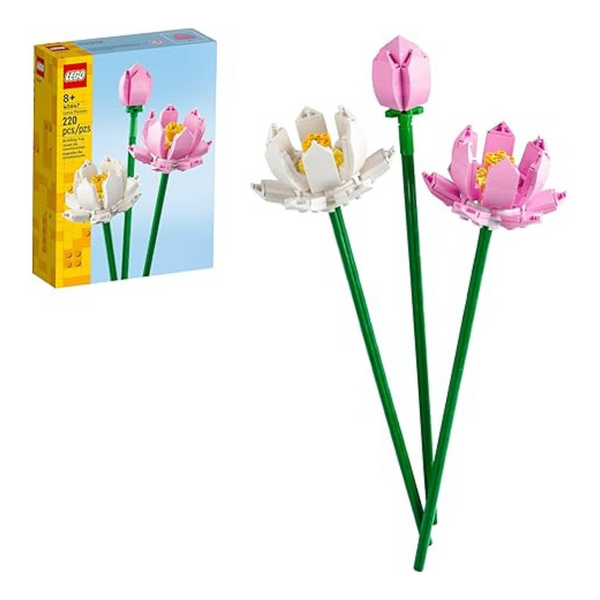 220-Piece LEGO Lotus Flowers Building Set (40647)