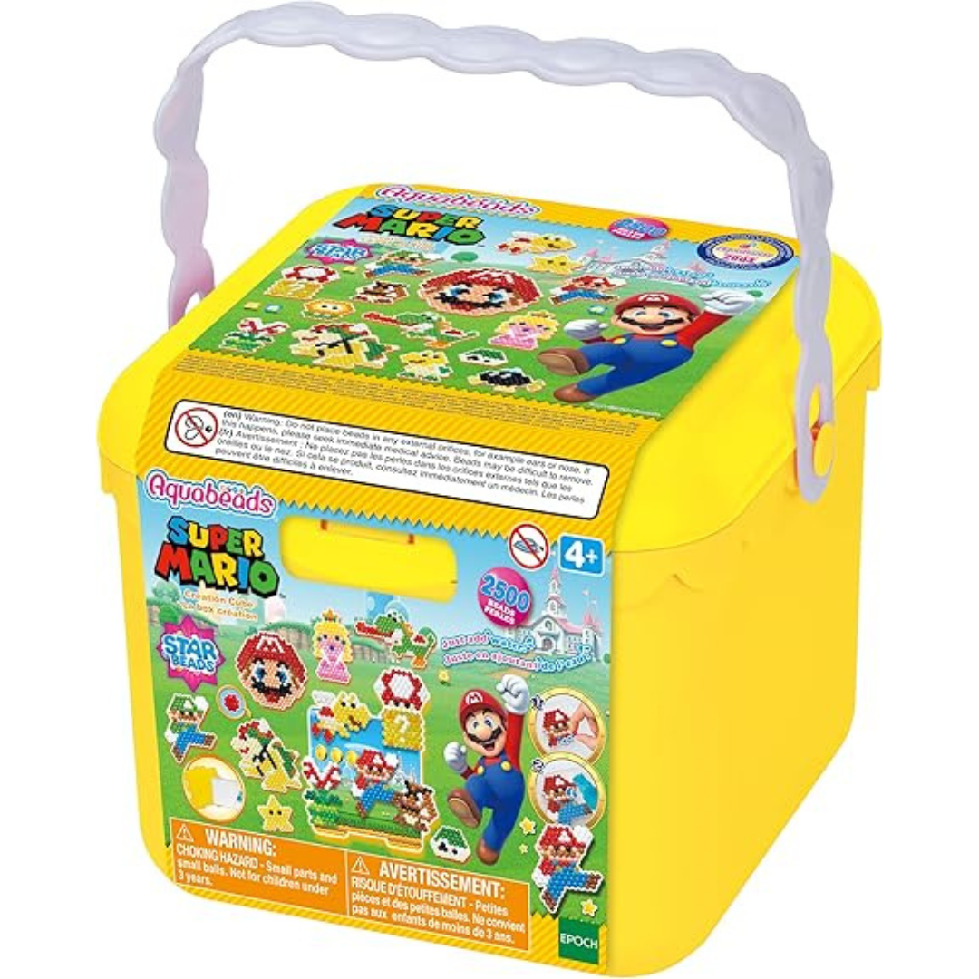 Aquabeads Super Mario Creation Cube Complete Activity Kit