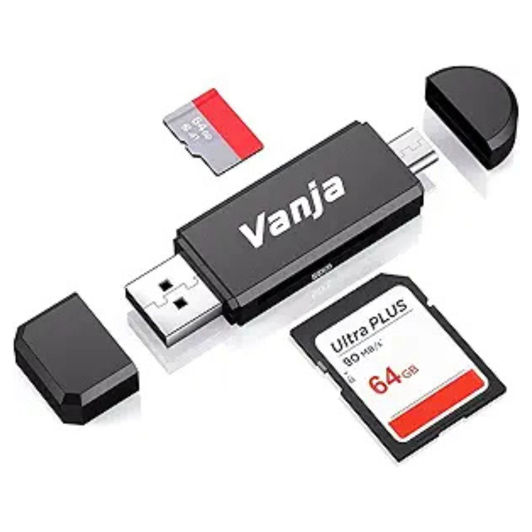 Vanja Micro USB to Micro SD Card Reader Adapter
