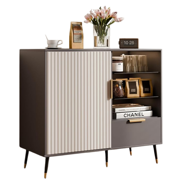 Modnest 31" Fluted Sideboard Cabinet with Door & Drawer