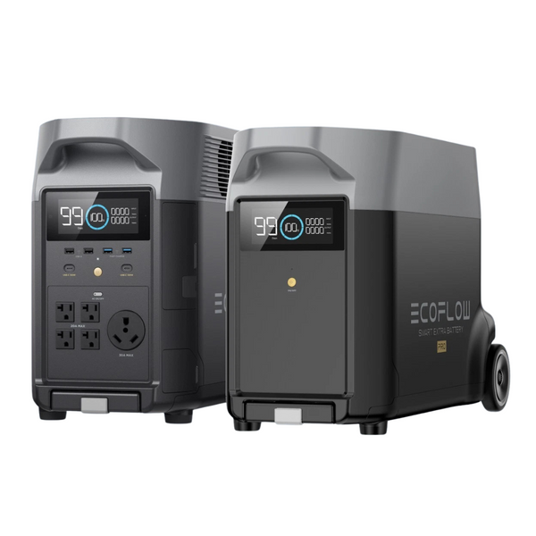 EF ECOFLOW DELTA Pro 7.2kWh Portable Power Station With Extra Battery [Certified Refurb]