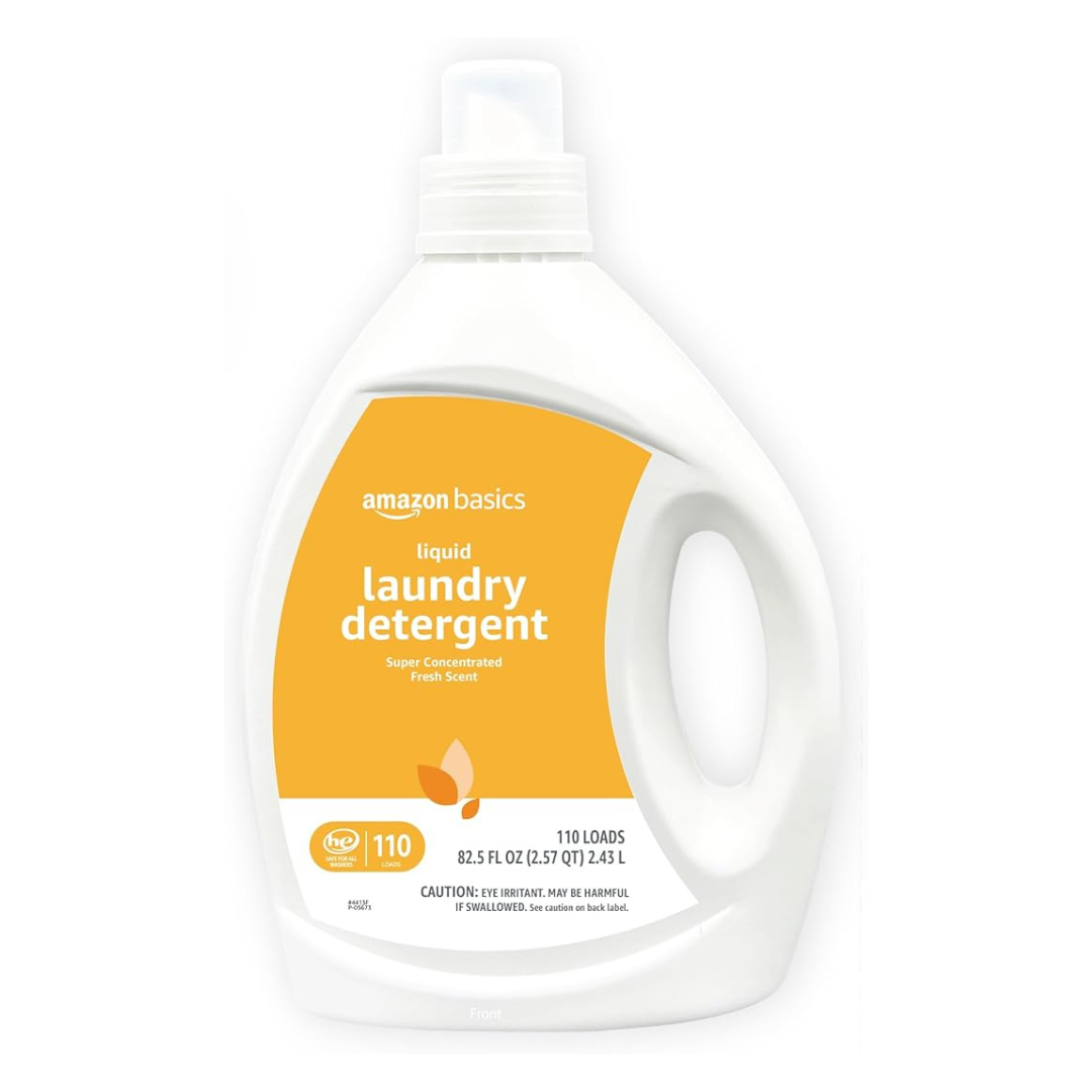82.5-Oz Amazon Basics 110 Loads Laundry Detergent Liquid