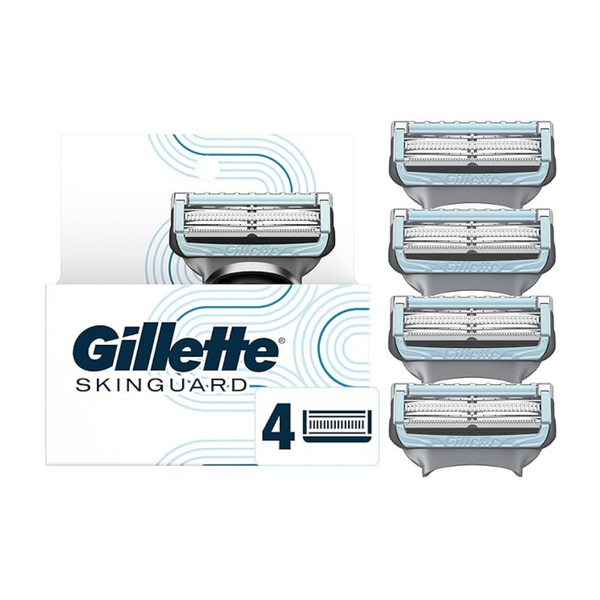 4-Count Gillette SkinGuard Men's Razor Blade Refills