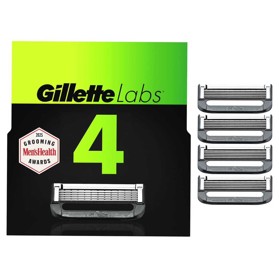 4-Count Gillette Labs Men's Razor Blade Refills