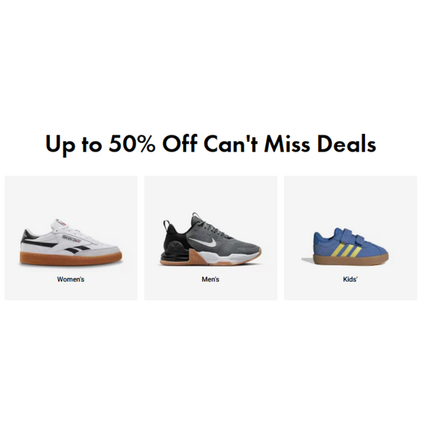 Up To 50% Off On Select Styles At DSW