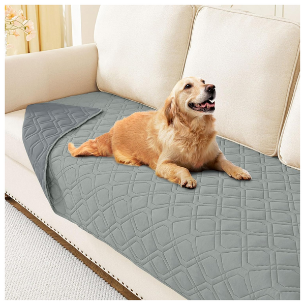 30"x70" Waterproof Reversible Dog Bed Blanket And Couch Cover