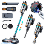 QikCln 450W 45Kpa Cordless Vacuum Cleaner With LED Headlights
