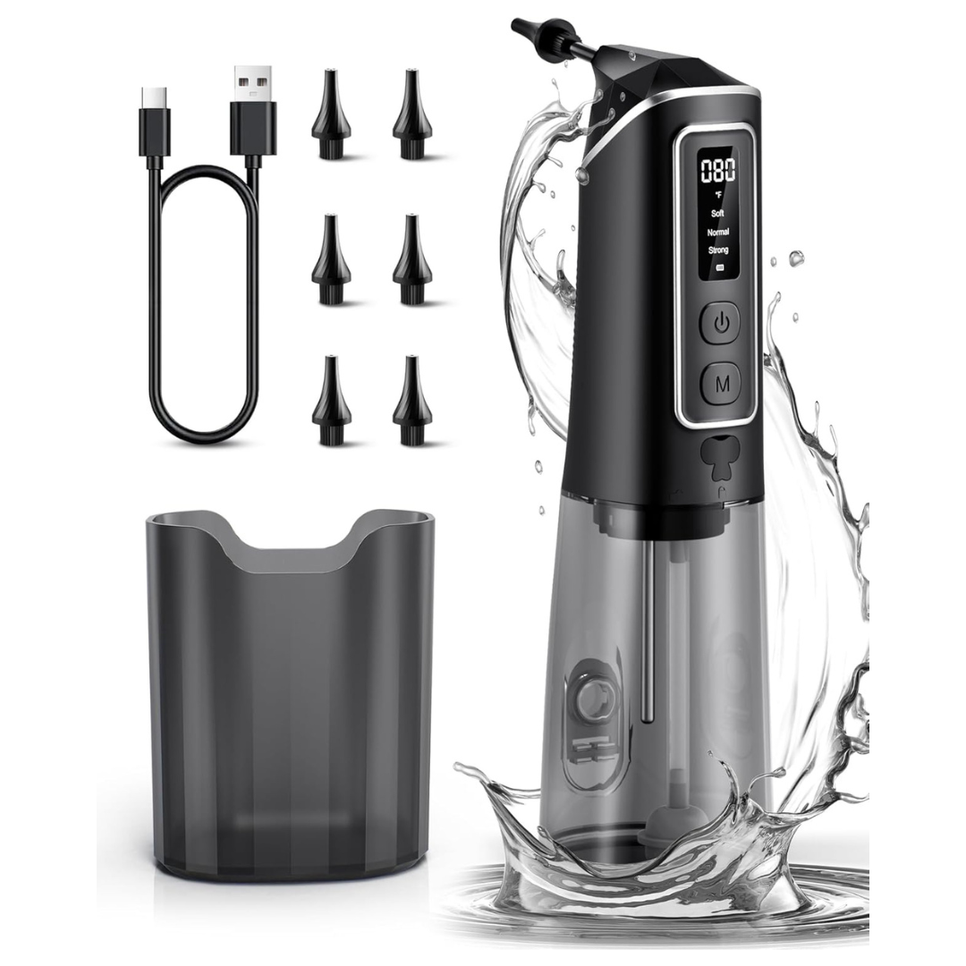 ONLYCARE Electric Ear Wax Removal Kit With Water Temp Sensor