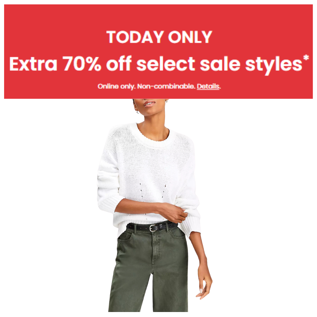 Extra 70% Off On Select Sale Styles At LOFT
