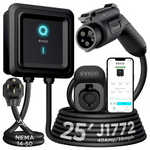 EVIQO 48 Amp Level 2 EV Charger With 25ft Cable
