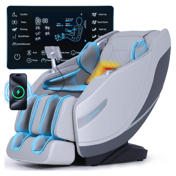 Full Body Zero Gravity Stylish Massage Chair With Heat 12 Modes