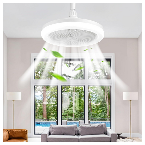 Socket 180º Adjustment Small Electric Ceiling Fans With Lights