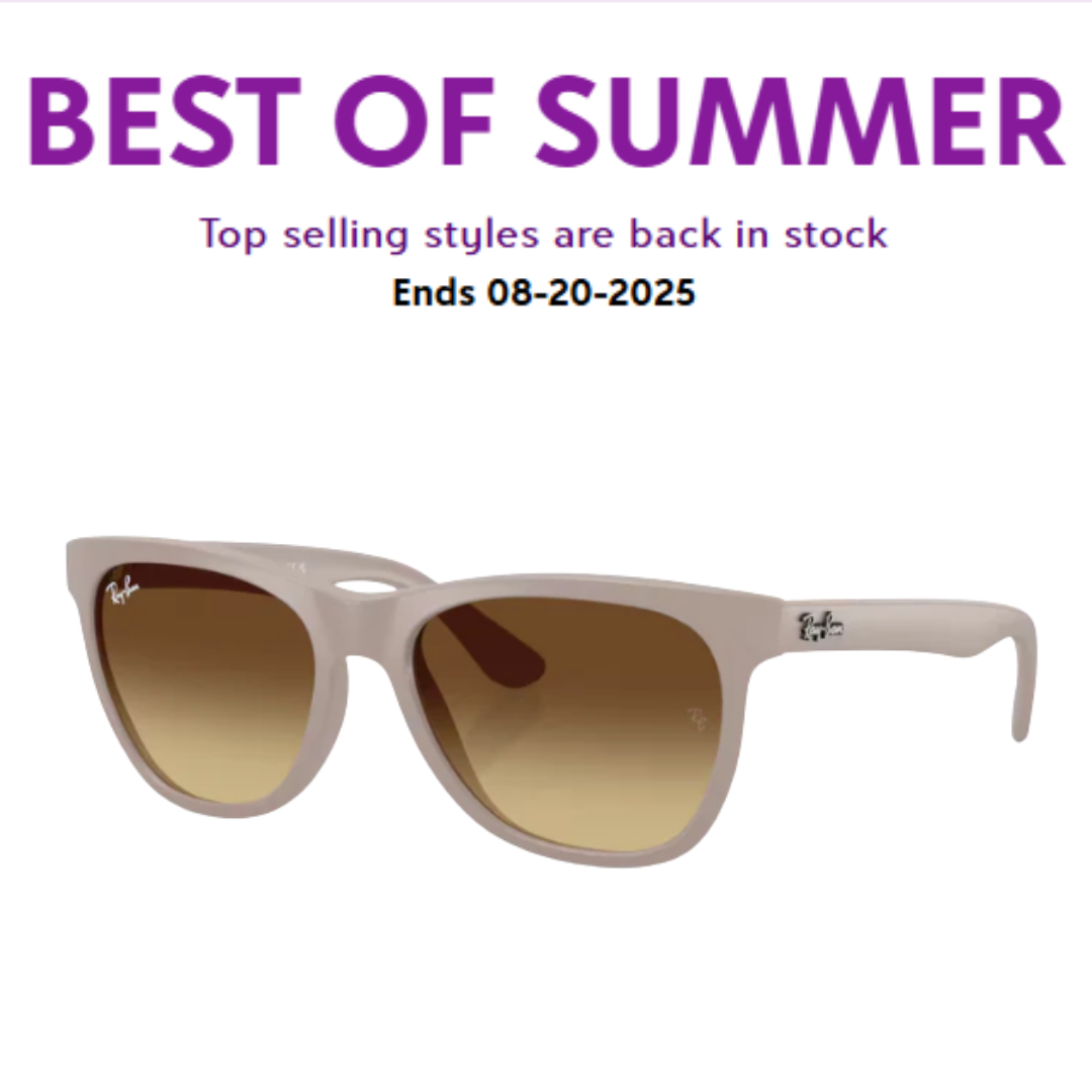 Up To 65% Off On Ray-Ban & Oakley Sunglasses At Zulily