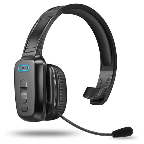 LEAYU 60hrs Noise Canceling V5.2 Over Head Bluetooth Headset