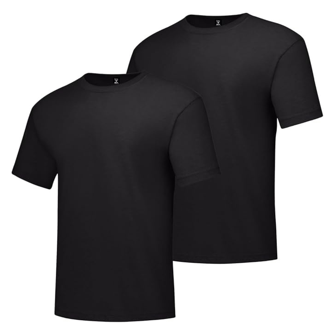 2-Pack Hanes Men's Beefy-t Short Sleeve T-Shirts