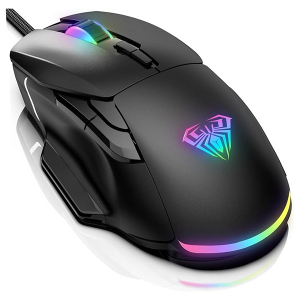 AULA F815 RGB Wired Optical Mechanical Gaming Mouse