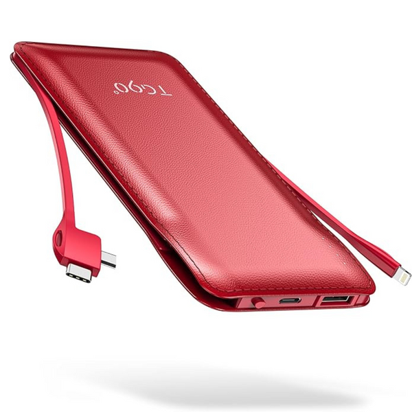 10000mAh Portable Charger Ultra-Slim Power Bank