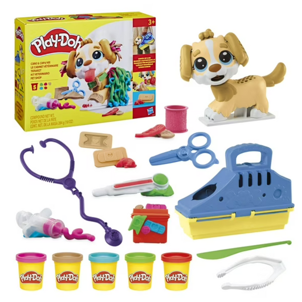 Play-Doh Care N Carry Vet Playset for Kids