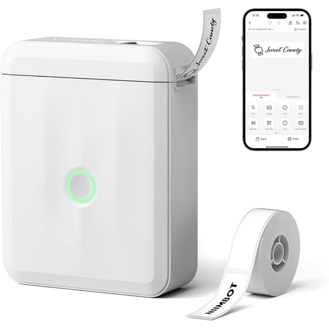 Niimbot D110 Portable Wireless Mini Label Maker With Tape