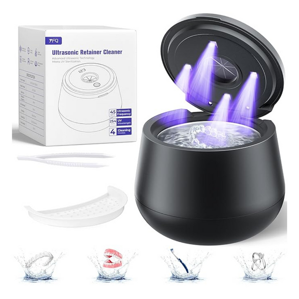 Ultrasonic Retainer Cleaner with 4 Modes & Digital Timer