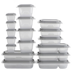 GoodCook EveryWare 34-Piece BPA-Free Plastic Food Storage Containers With Lids (Set Of 17)