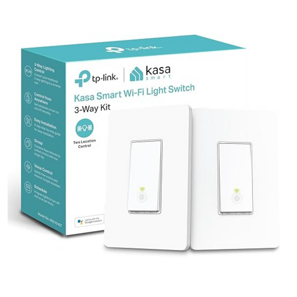 2-Pack TP-Link Kasa HS210 Smart Wi-Fi Light Switch 3-Way Kit