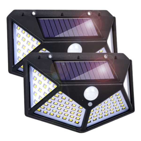 2-Pack Marquee Solar LED Motion-Activated Wall Light
