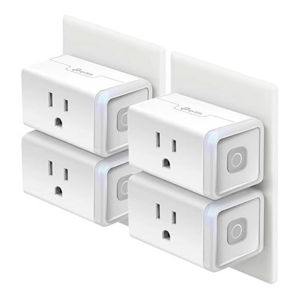 4-Pack TP-Link Kasa Alexa Compatible Smart WiFi Outlet Plugs