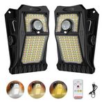 2-Pack Tryme 118Leds Motion Sensor Solar Powered Lights