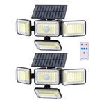 2-Pack Mokot 4-Panel Motion Sensor Solar Lights