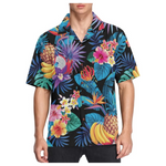 Men's Tropical Palm Flower Hawaiian Shirts