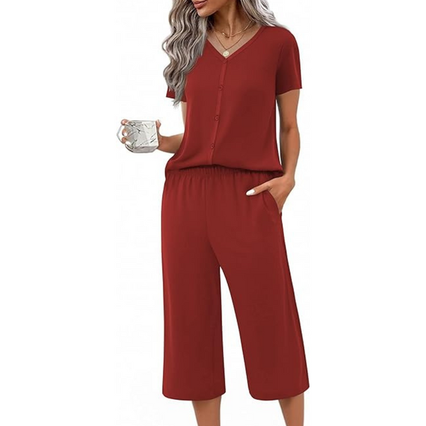 Women's 2 Pcs Loungewear Pajama Sets