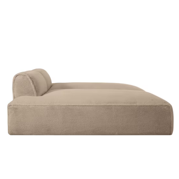 2-Piece 90" Armless Plush Fabric Fully Compressed Sofa (3 Colors)