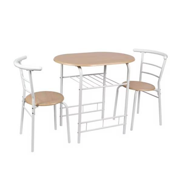 Mainstays 3-Piece Metal Wood Dining Set