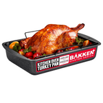 Bakken 17" x 13" Nonstick Carbon Steel Roasting Pan With Rack
