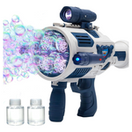 Nicojoy Automatic 32 Holes Bubble Gun With 4 Fan Drives