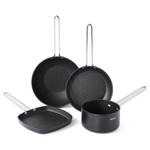 4-Piece Single Serve Nonstick Pots And Pans Set