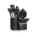 21-Piece Syvio Knife Set With 6 Utensils Block & Sharpener