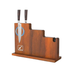 Imarku 13" x 10" Double Sided Knife Block W/ Knife Sharpener