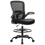 Inbox Zero Mesh Drafting Chair Tall Office Chair