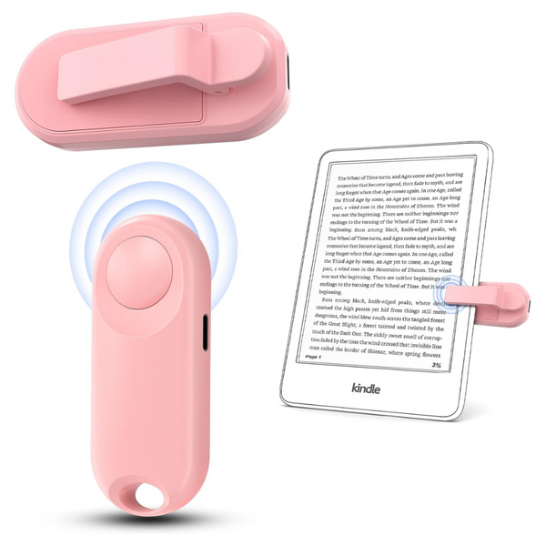 Oresoc RF Remote Control Page Turner For Kindle And Tablets (Pink)