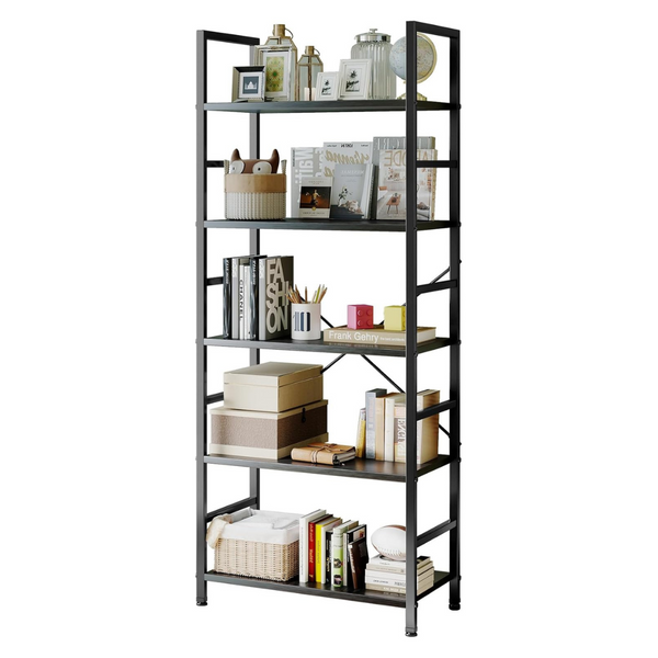 Sweetcrispy 5 Tier Modern Bookcase