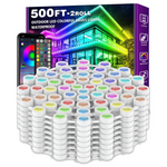 500ft Permanent Outdoor IP67 Waterproof RGB Lights
