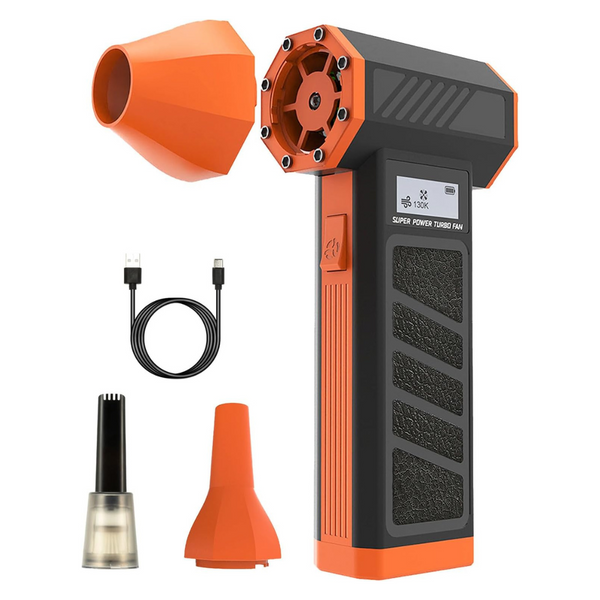 130000 RPM Rechargeable Compressed Air Duster With LED Light